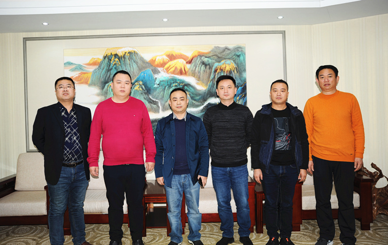 湖南太丰矿业集团副总刘著辉一行莅临英国365集团访问交流