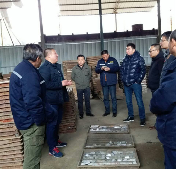 路易达孚（上海）金属有限公司到贵州365矿业参观考察